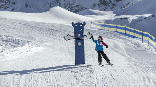 Slopy auf der Funslope Bühlberg in der Skiregion Adelboden-Lenk